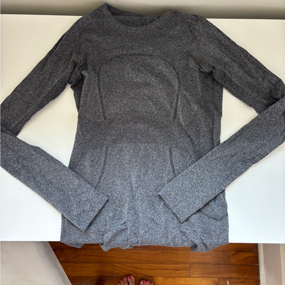 Lululemon Athletica Swiftly Tech Gray Long Sleeve